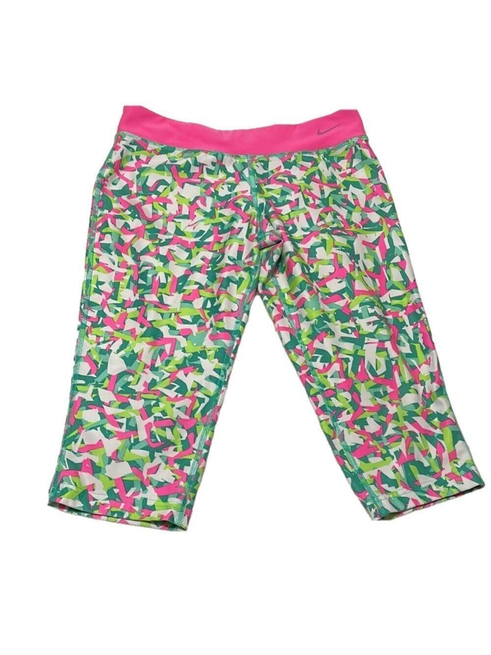 Nike Girl’s Dri-fit Capri Leggings Sz Medium